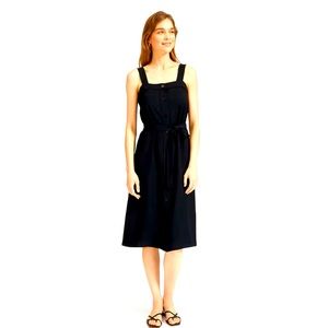 Everlane  The Japanese GoWeave Picnic Dress Black Size 00